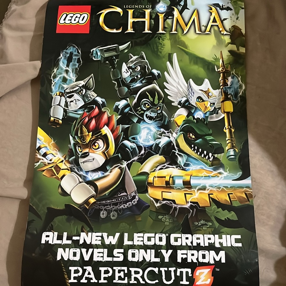 LEGO Legends of Chima Poster exclusive 2014 new 11 x 17